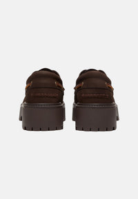 Mocassinoda con suola Alta Timberland in Pelle Dark Brown