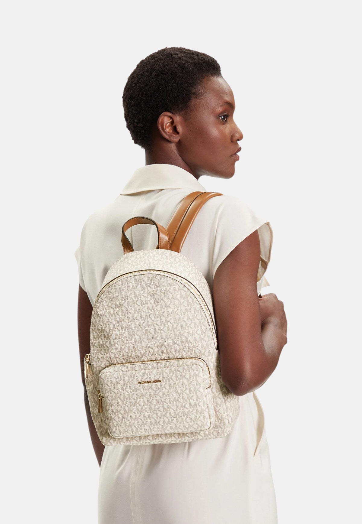 Zaino Da Donna Michael Kors Vanilla/acrn
