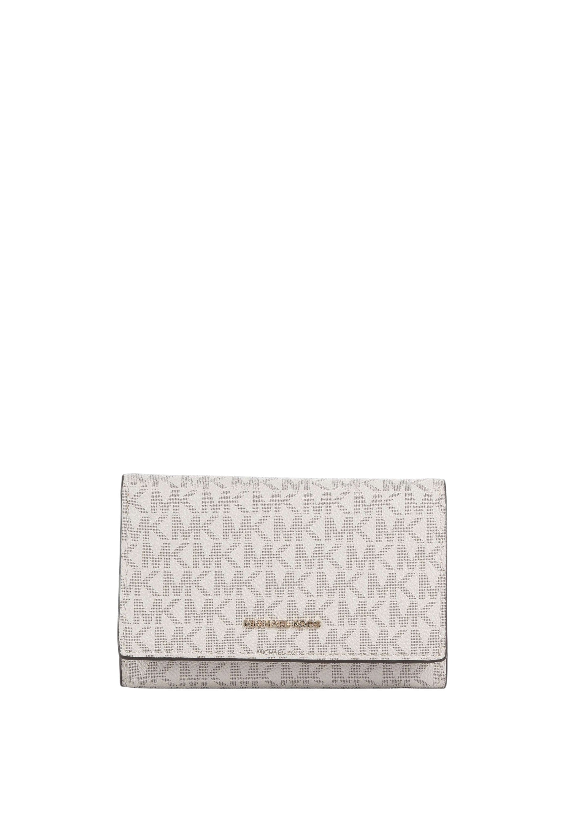 Michael Kors Jet Set Portafoglio da Donna pelle sintetica vanilla/acorn Vanilla/acrn