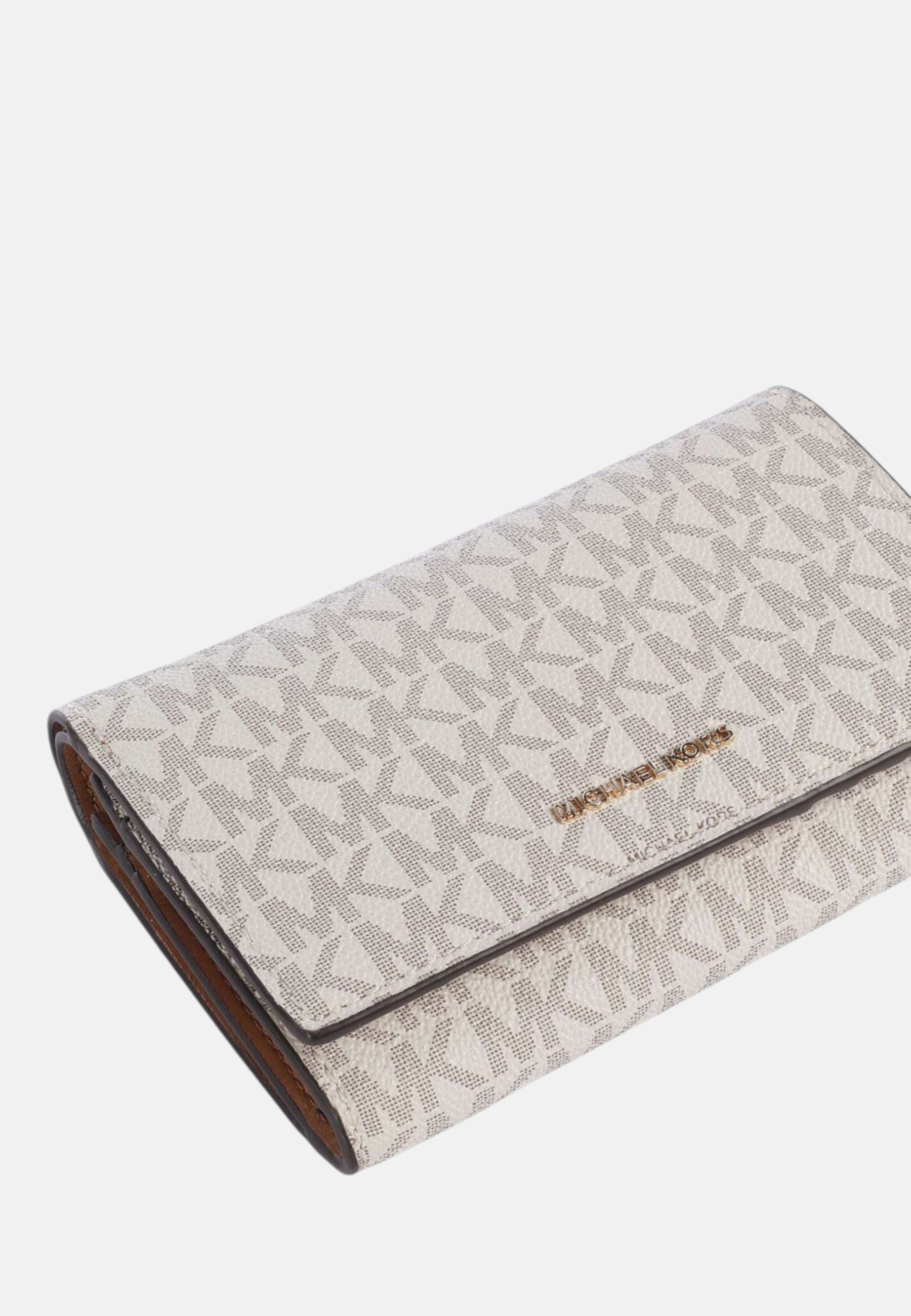 Michael Kors Jet Set Portafoglio da Donna pelle sintetica vanilla/acorn Vanilla/acrn