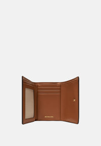 Portafoglio Bryant grande con logo e chiusura a scatto Vanilla/acrn