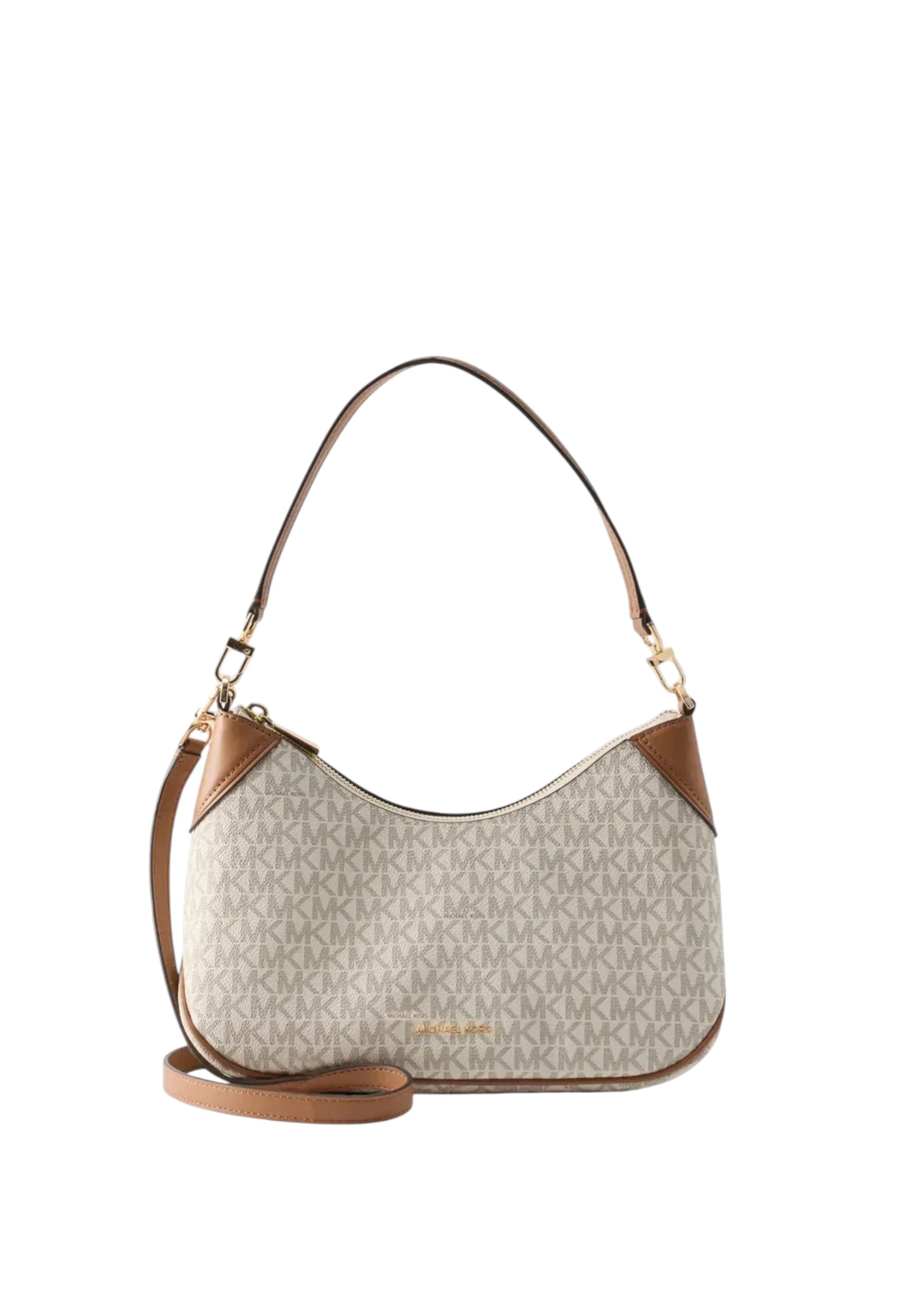 Borsa a Tracolla Donna MIchael Kors Vanilla/acrn