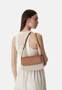 Borsa a Tracolla Donna MIchael Kors Vanilla/acrn