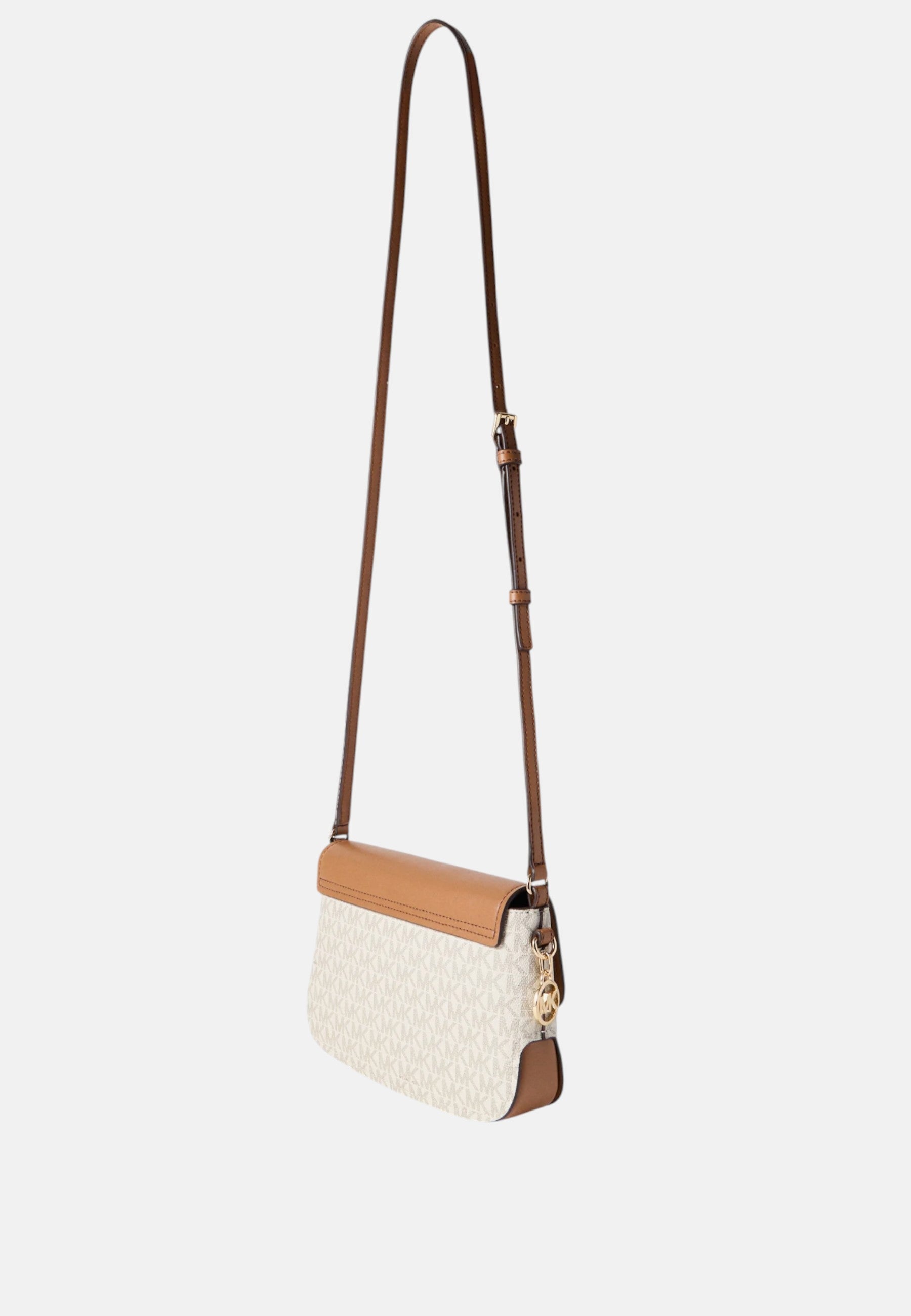 Borsa a Tracolla Donna MIchael Kors Vanilla/acrn