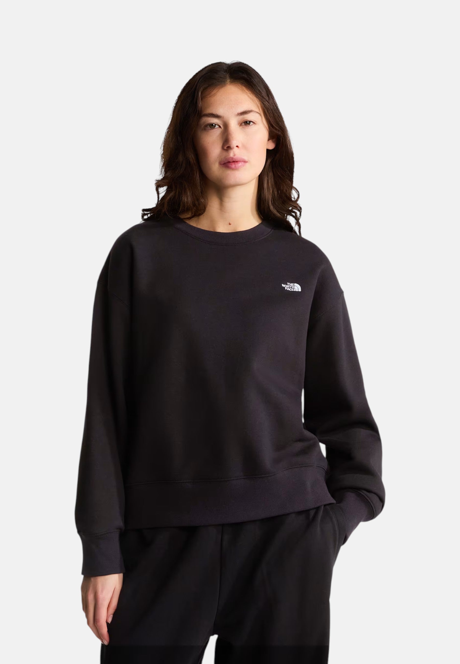 Felpa The North Face oversize Essential Simple Dome Boxy da donna Black