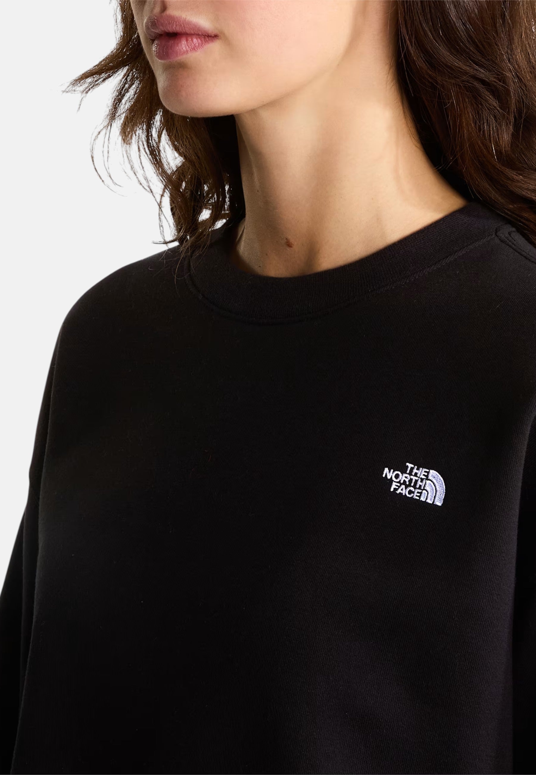 Felpa The North Face oversize Essential Simple Dome Boxy da donna Black