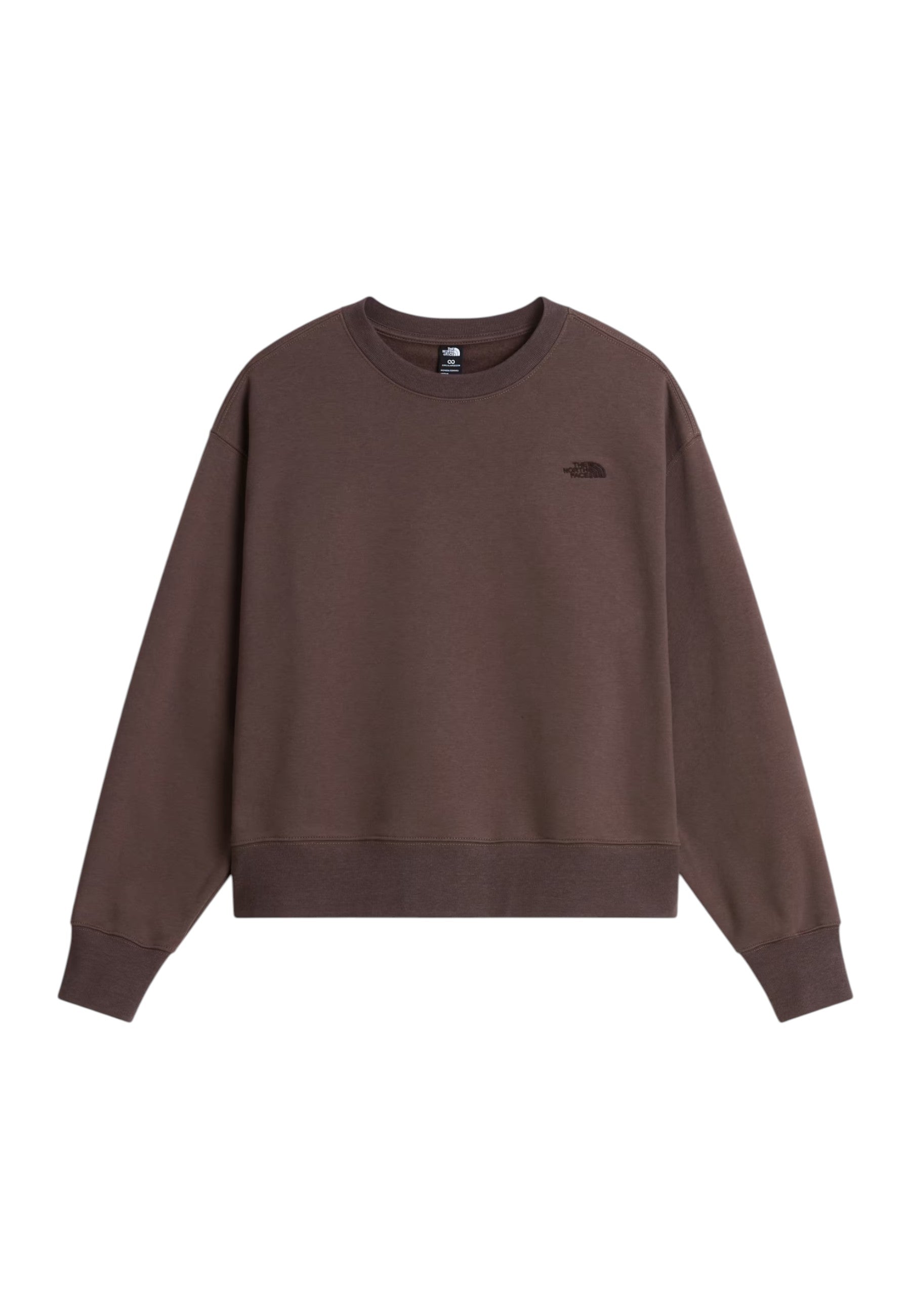 Felpa The North Face oversize Essential Simple Dome Boxy da donna Smokey Brown