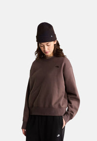 Felpa The North Face oversize Essential Simple Dome Boxy da donna Smokey Brown