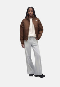 Piumino Donna in Tessuto Tecnico Donna The North Face Smokey Brown