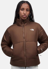 Piumino Donna in Tessuto Tecnico Donna The North Face Smokey Brown