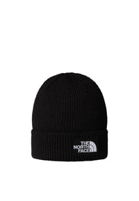Berretto con risvolto e logo box TNF Black