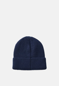 Berretto con risvolto e logo box TNF Navy