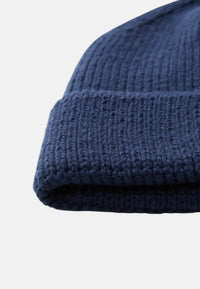 Berretto con risvolto e logo box TNF Navy