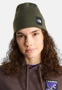Berretto in tessuto riciclato Dock Worker The North Face Taupe Green