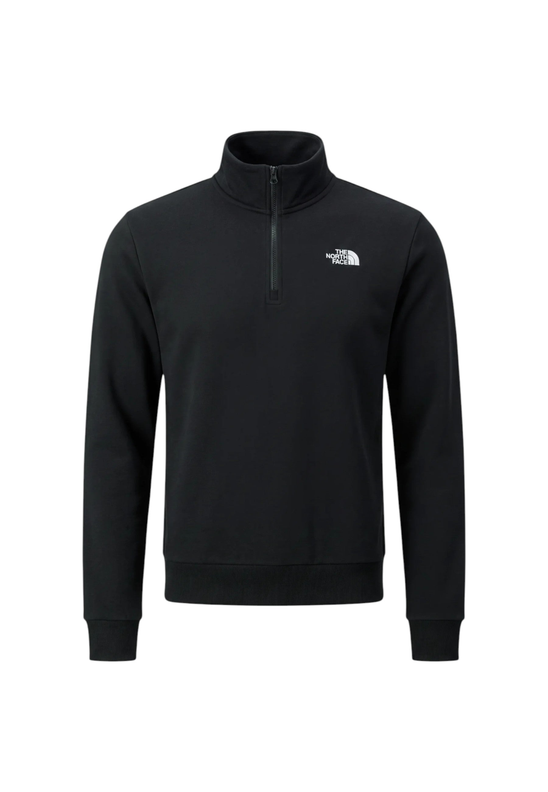 Felpa da uomo Regular con cerniera a ¼ The North Face Black