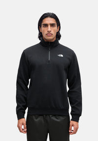 Felpa da uomo Regular con cerniera a ¼ The North Face Black