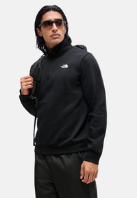 Felpa da uomo Regular con cerniera a ¼ The North Face Black