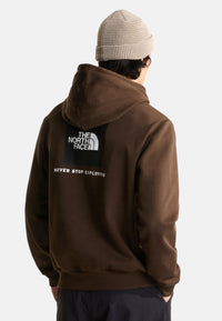 Felpa con cappuccio The North Face Evolution Box NSE Regular Dark Chestnut