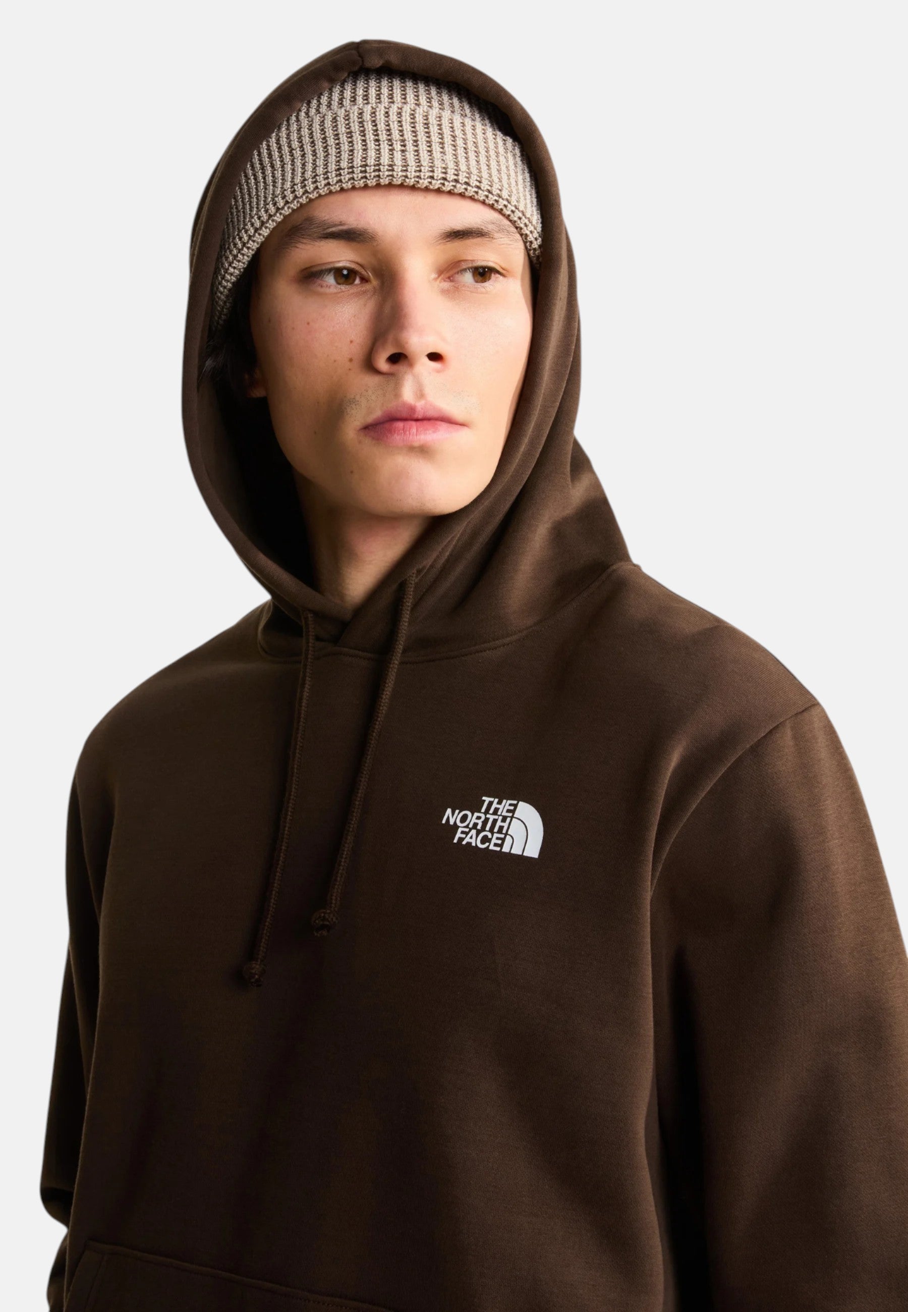 Felpa con cappuccio The North Face Evolution Box NSE Regular Dark Chestnut