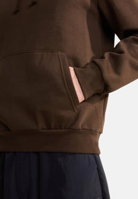 Felpa con cappuccio The North Face Evolution Box NSE Regular Dark Chestnut