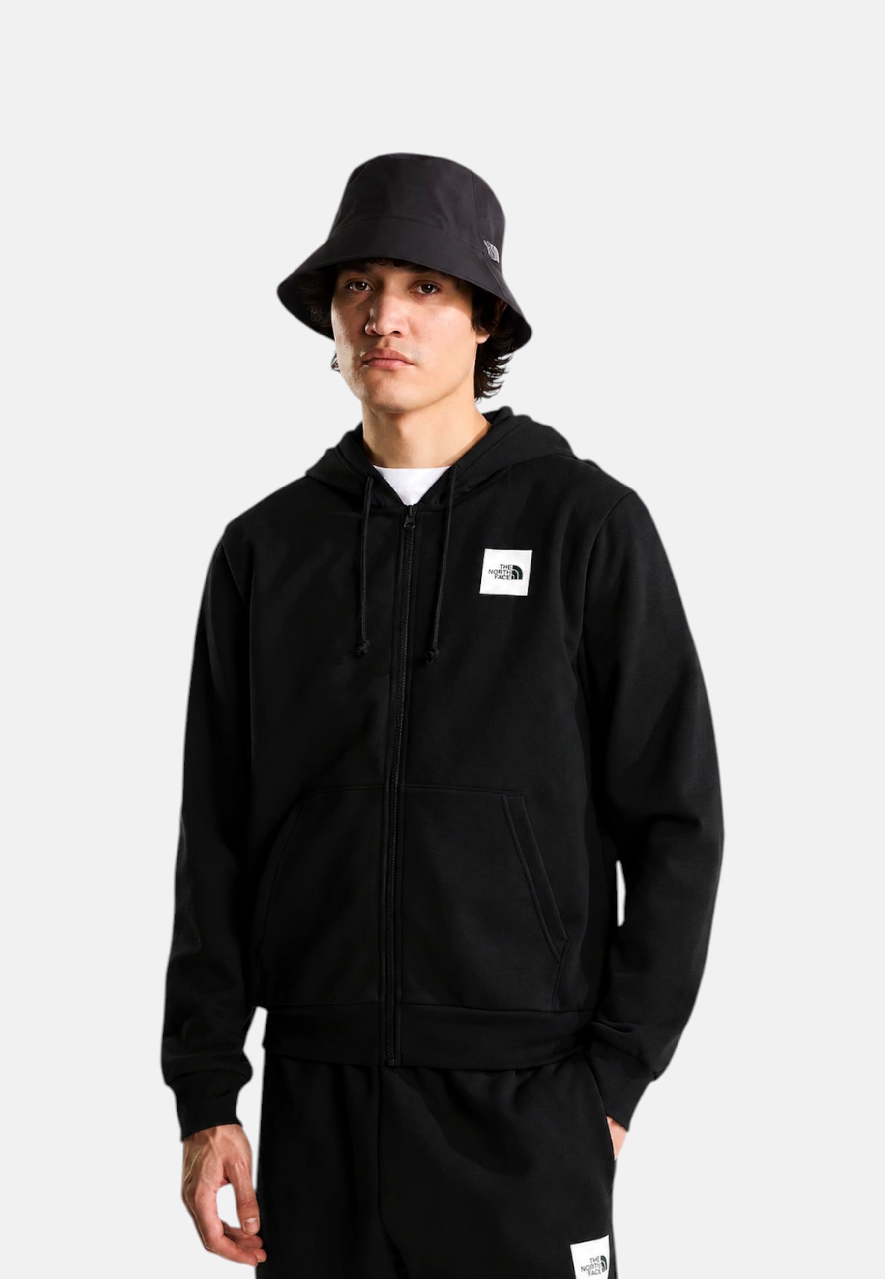 Felpa con cappuccio Box Half Dome Regular da uomo The North Face Black