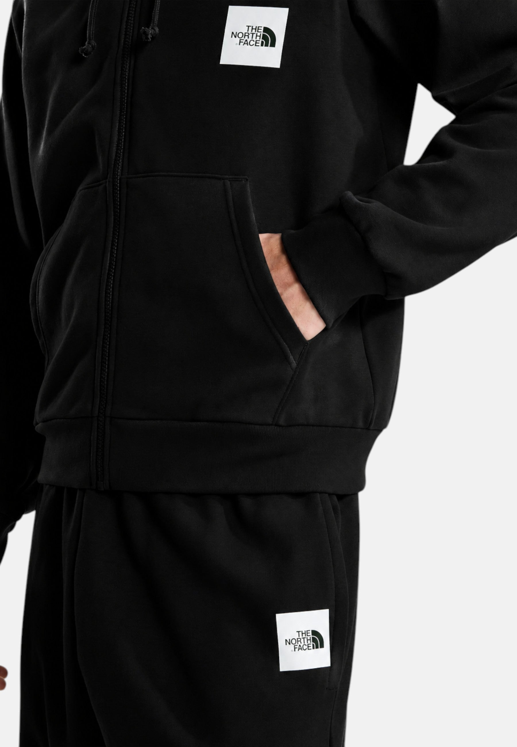 Felpa con cappuccio Box Half Dome Regular da uomo The North Face Black
