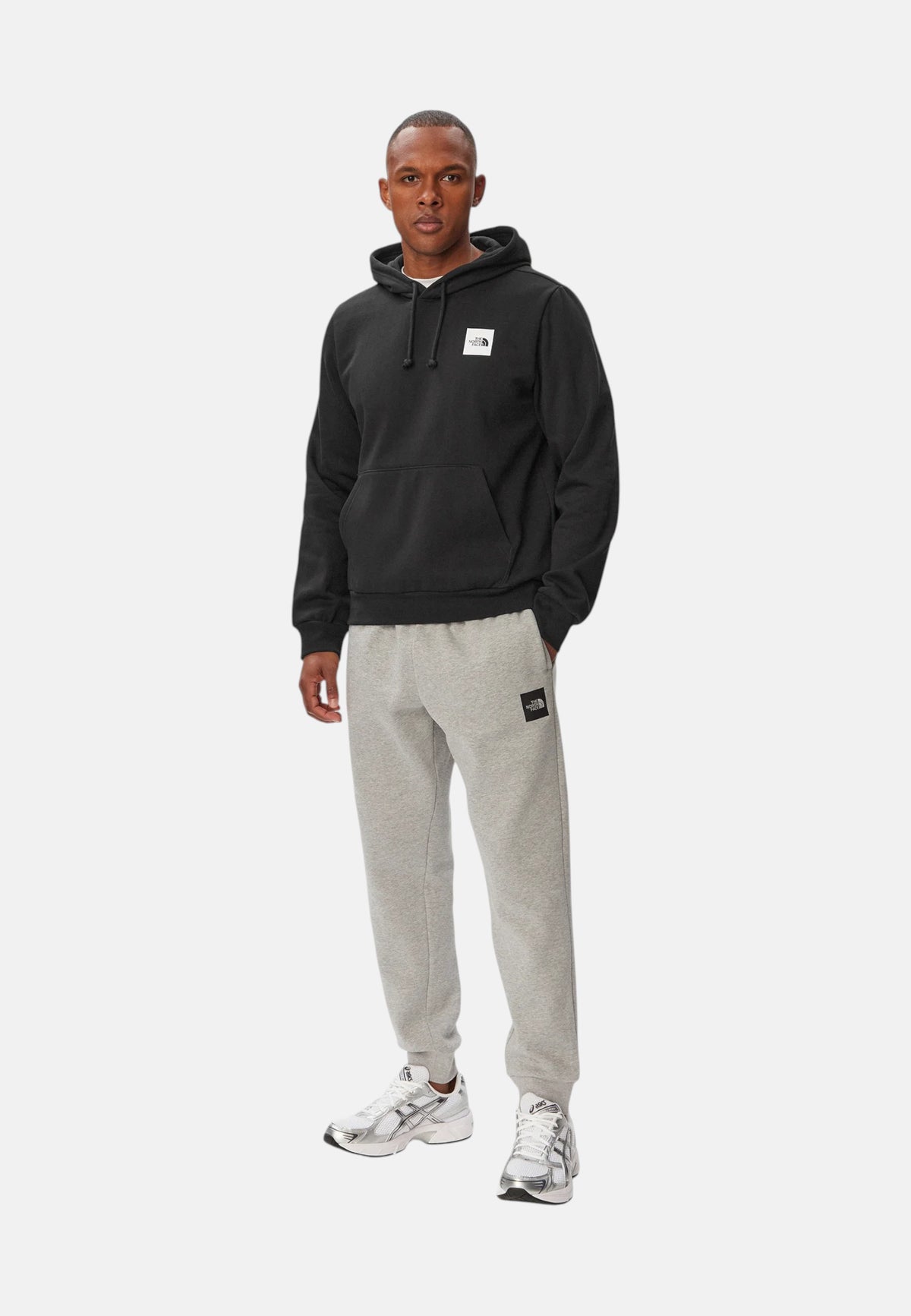 Felpa con cappuccio Box Half Dome Regular da uomo The North Face Black