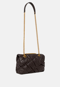 Pinko  Borsa LOVE BAG PUFF MINI ribes-intenso da donna con motivo trapuntato Marrone/oro