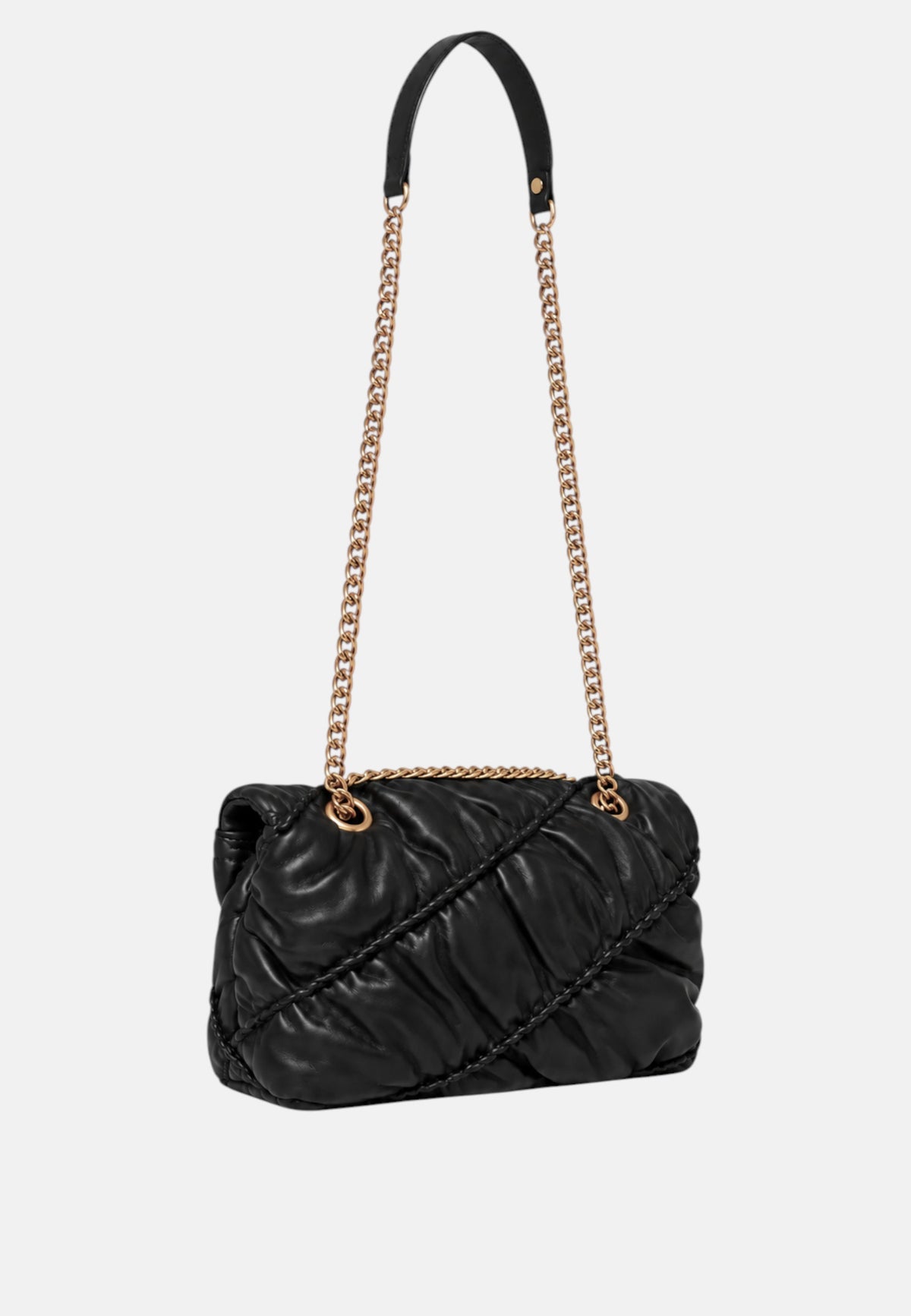 Pinko  Borsa LOVE BAG PUFF MINI ribes-intenso da donna con motivo trapuntato Nero/oro