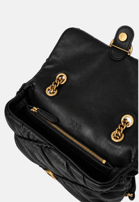 Pinko  Borsa LOVE BAG PUFF MINI ribes-intenso da donna con motivo trapuntato Nero/oro