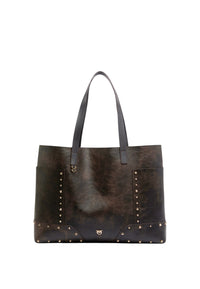 Borsa a spalla Pinko Donna Dark Brown/oro