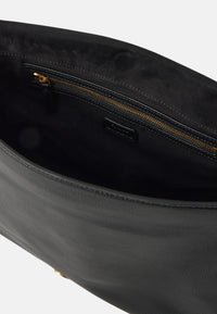 Borsa a Tracolla in pelle di Vitello da Donna Pinko Nero/oro