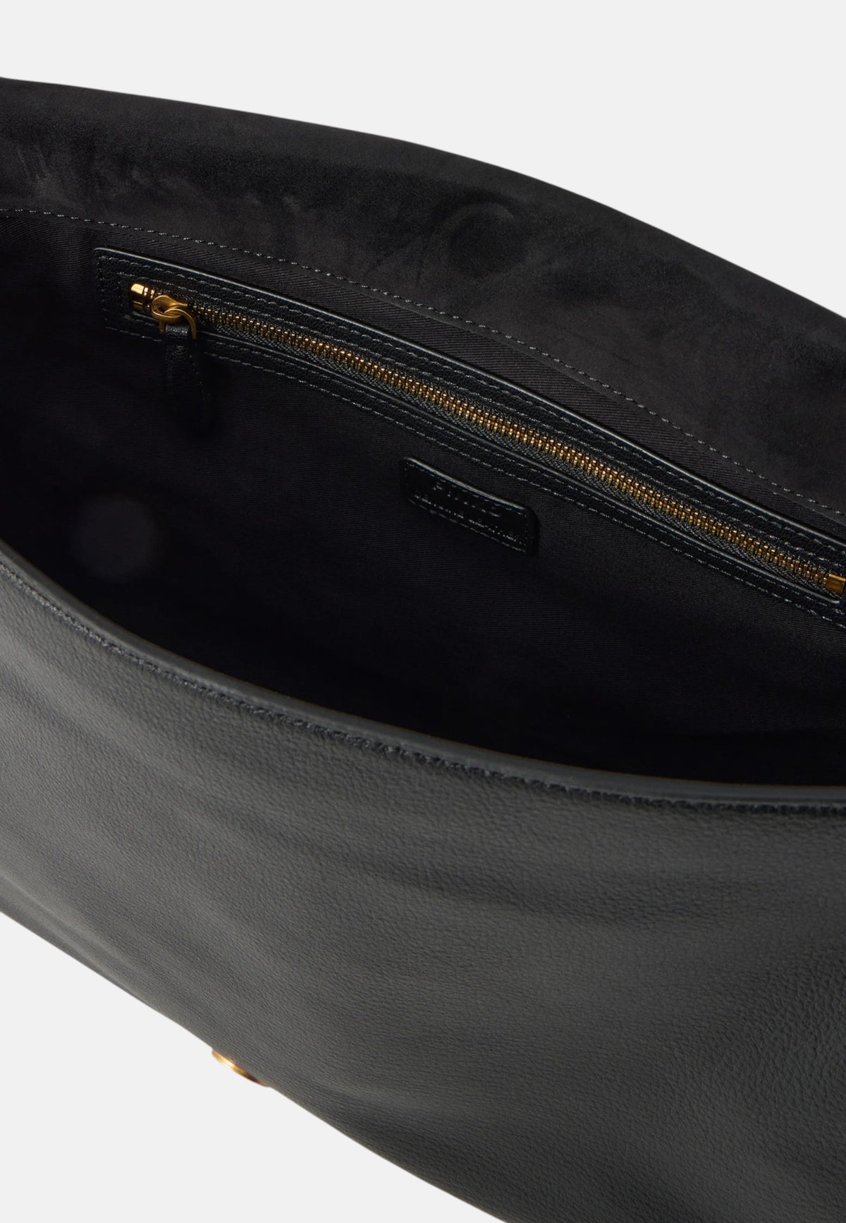 Borsa a Tracolla in pelle di Vitello da Donna Pinko Nero/oro