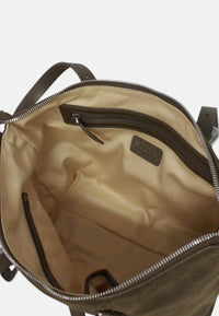 Borsa a spalla Mini in Pelle Scamosciata Donna PINKO Verde/nickel