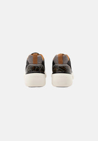 Pinko sneakers donna Alba in tessuto e pelle glitter nero Black
