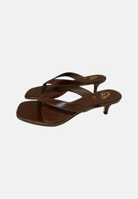 Infradito Con Tacco Donna Gold&Gold Caffe