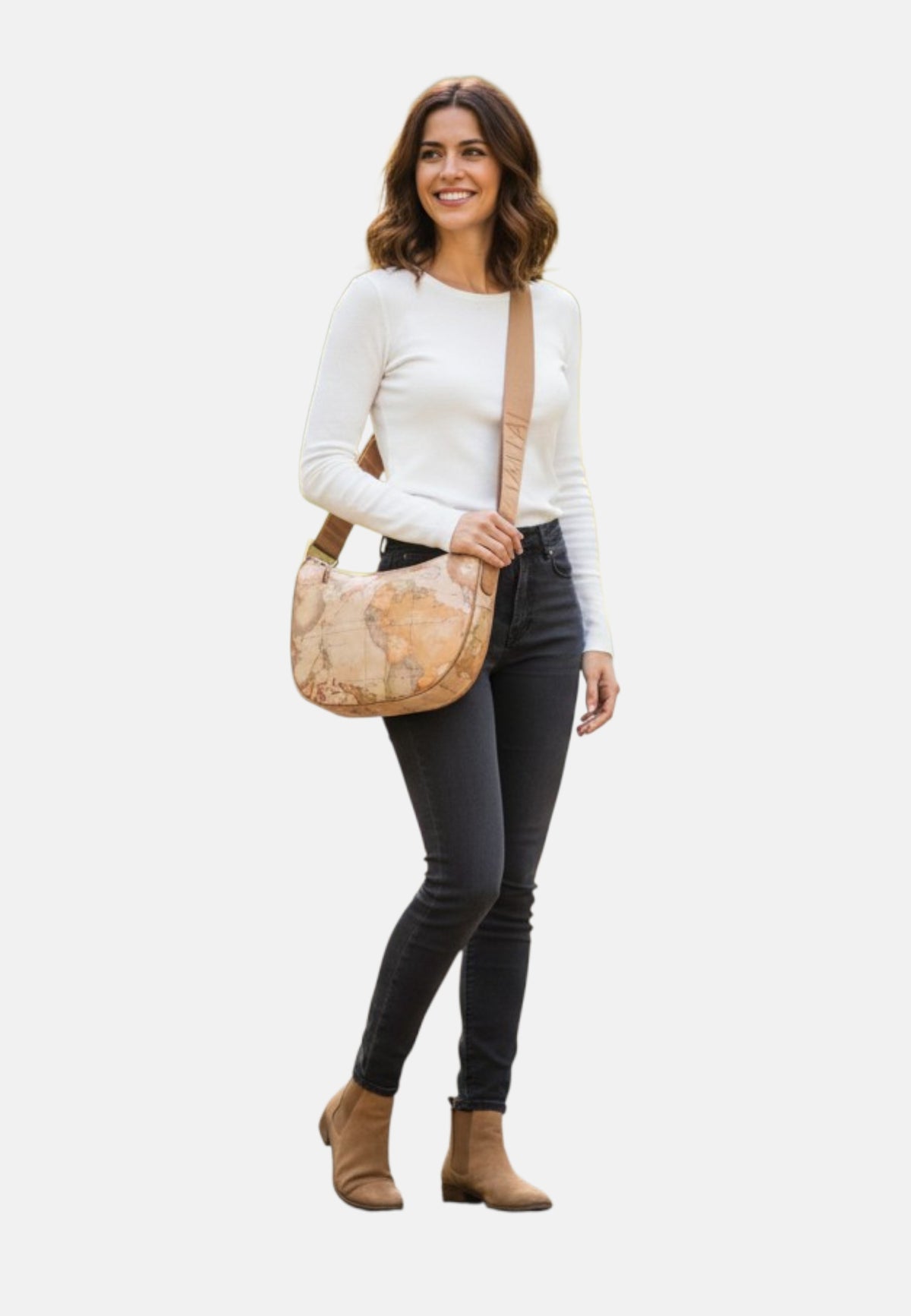 Borsa a Tracolla in EcoPelle Alviero Martini 1a Classe Naturale