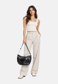 Borsa a Tracolla in EcoPelle Alviero Martini 1a Classe Nero