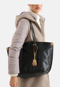 Borsa Shopping In pelle da donna ALVIERO MARTINI 1A CLASSE Nero