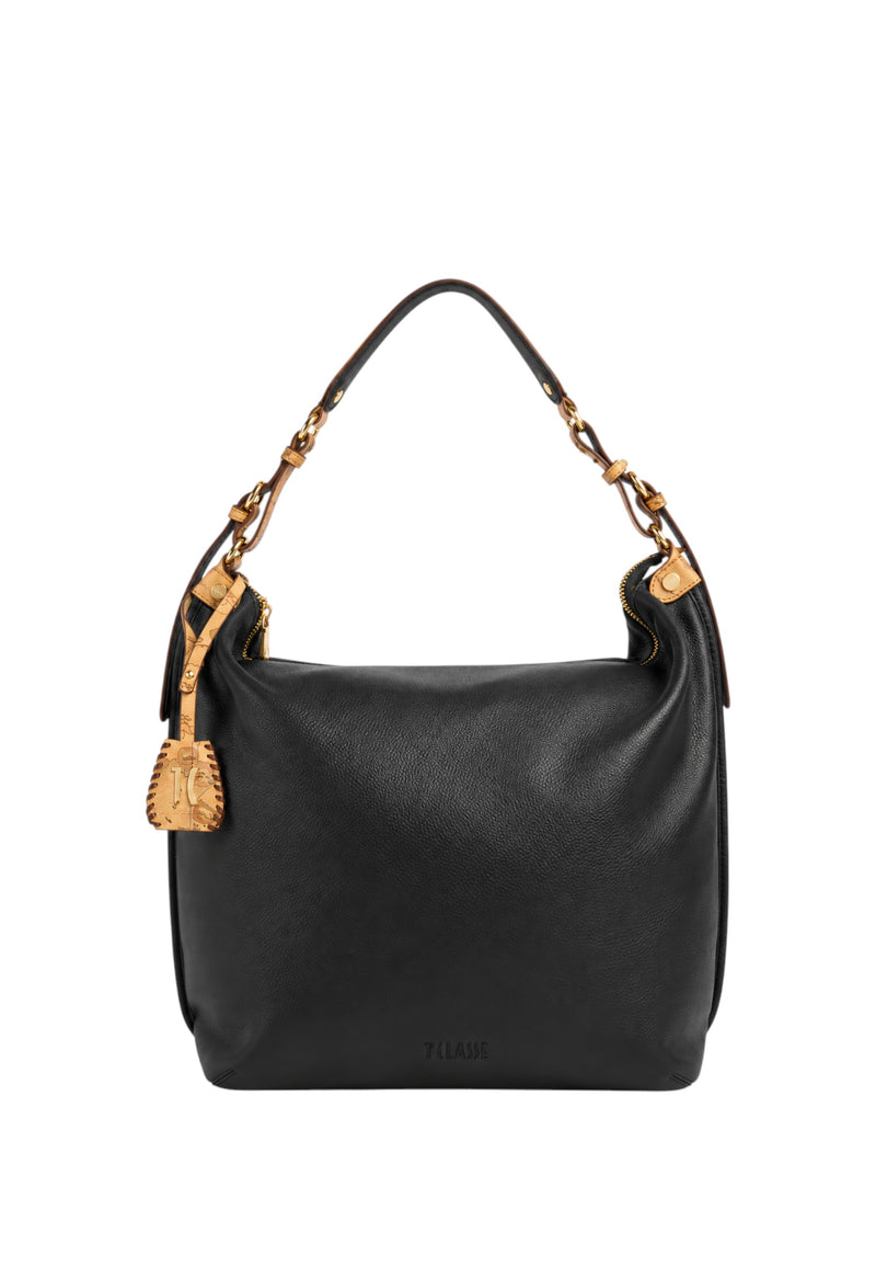 Borsa a spalla in Pelle Donna ALVIERO MARTINI 1A CLASSE Nero