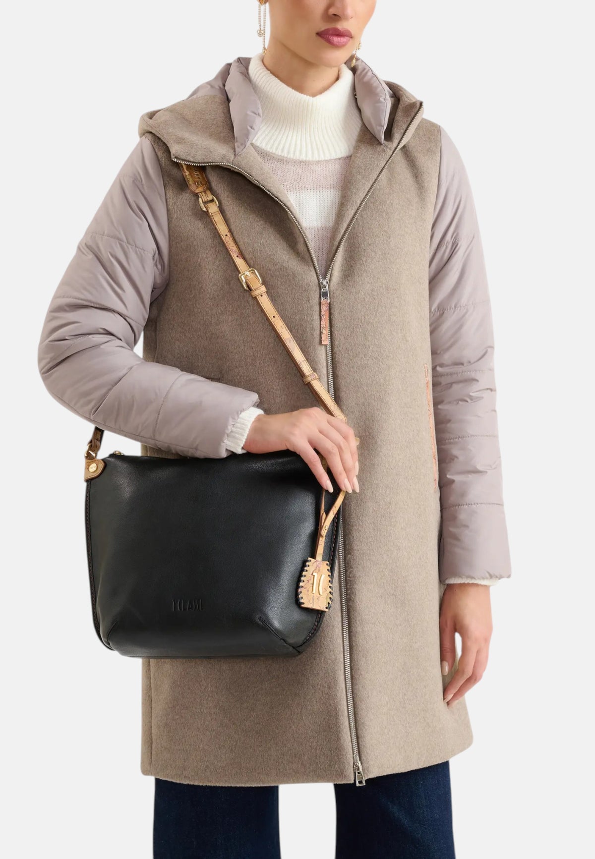 Borsa a Tracolla Donna Alviero Martini 1a Classe Nero