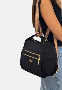 Borsa/Zaino da donna Whisper Nylon Alviero Martini 1ª classe Nero