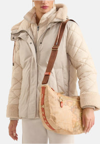 ALVIERO MARTINI Borsa a spalla da Donna Beige Castagna