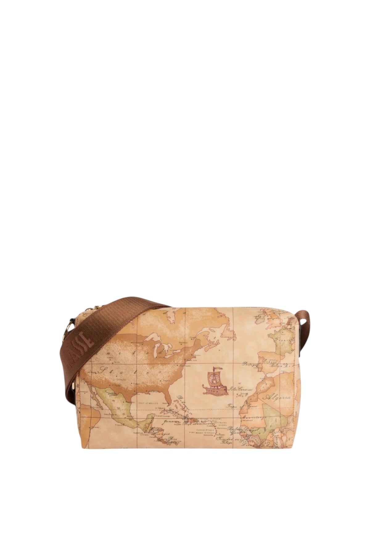 Borsa a spalla da donna con Stampa GeoClassic ALVIERO MARTINI 1A CLASSE Nero