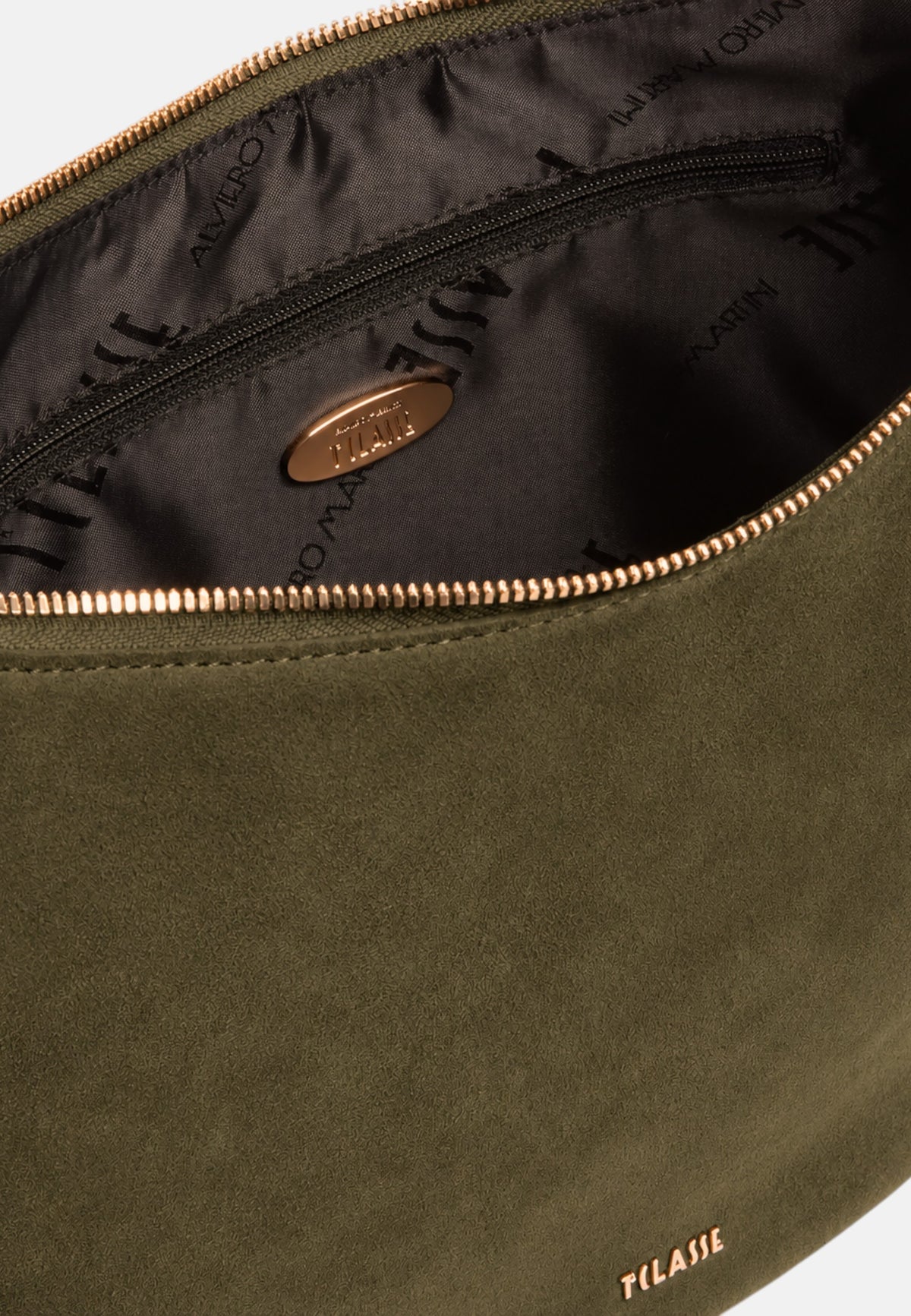 Borsa a Spalla Donna Alviero Martini 1A Classe. Verde Oliva