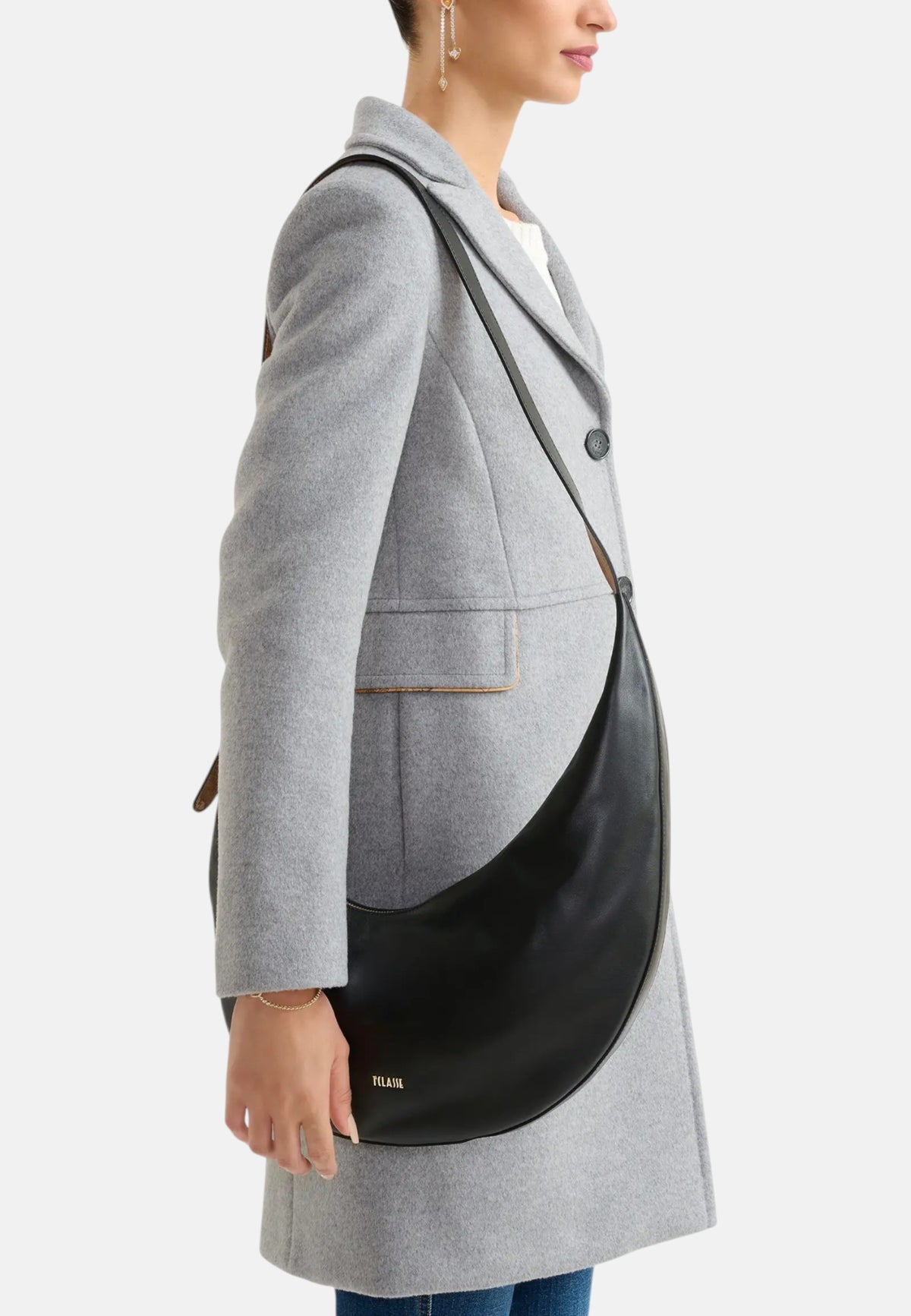 Borsa a Tracolla in Pelle Alviero Martini 1a Classe Nero