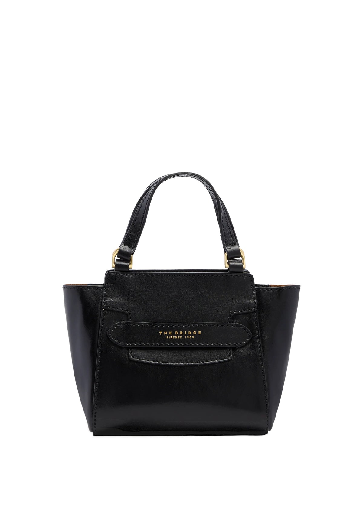 Borsa a Mano Donna The Bridge Nero/oro