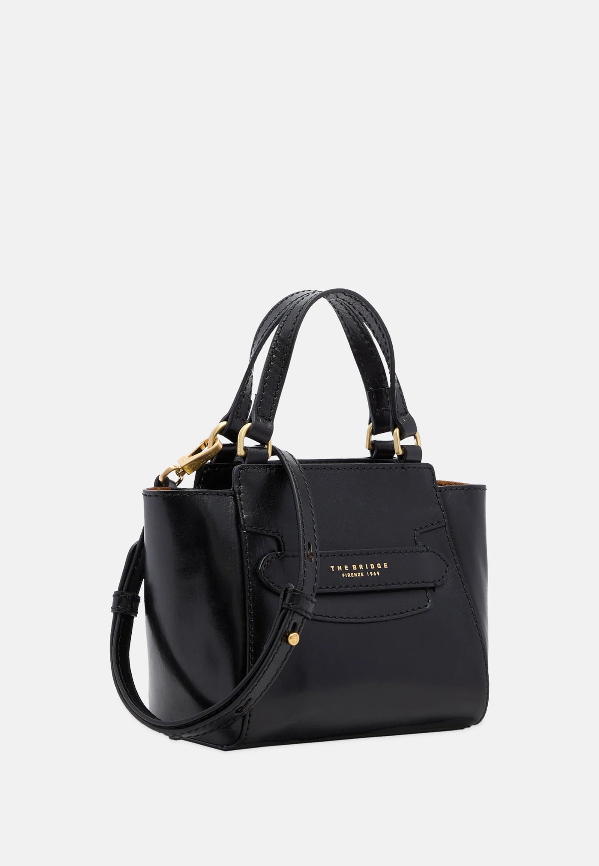 Borsa a Mano Donna The Bridge Nero/oro