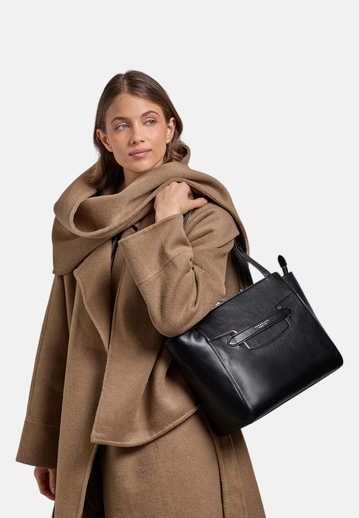 Borsa Donna The Bridge Nero/oro