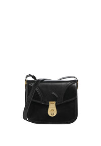 "The Bridge borsa a tracolla in pelle "Mia" Nero/oro"